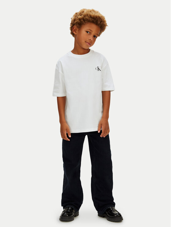Calvin Klein Jeans Calvin Klein Jeans Camiseta Bridge LVCKSJA05B Blanco Regular Fit