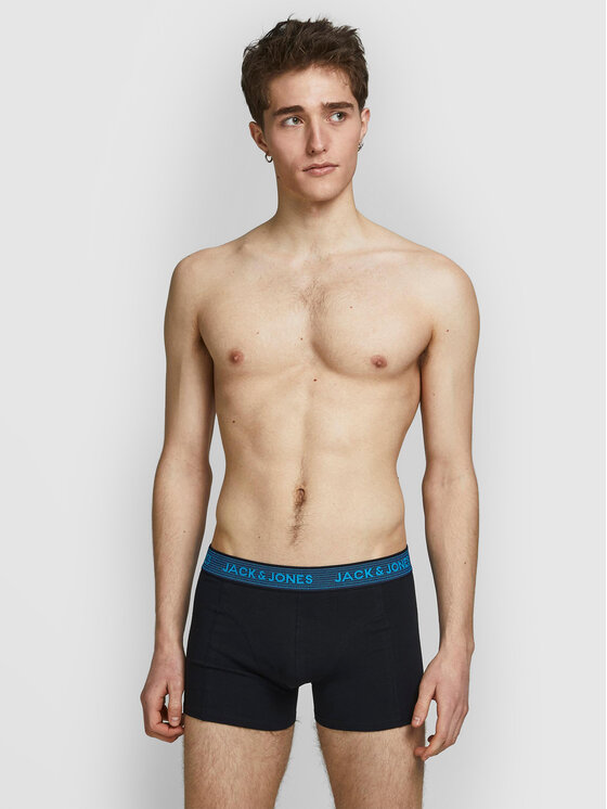 Jack & Jones Jack & Jones Bokserių komplektas Waistband 12127816 Juoda