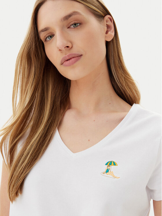 Pieces Pieces Футболка Tilly 17157705 Білий Regular Fit