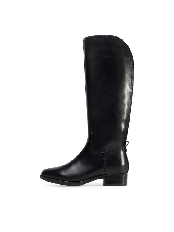 Geox Oficerki Geox D Felicity A D04G1A 00043 C9999 Czarny