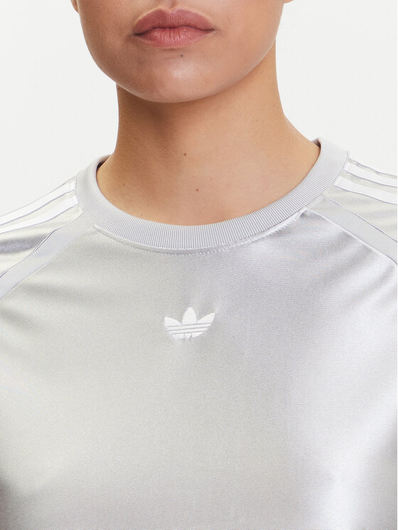 adidas adidas Футболка adicolor Teamgeist JD0254 Сірий Regular Fit
