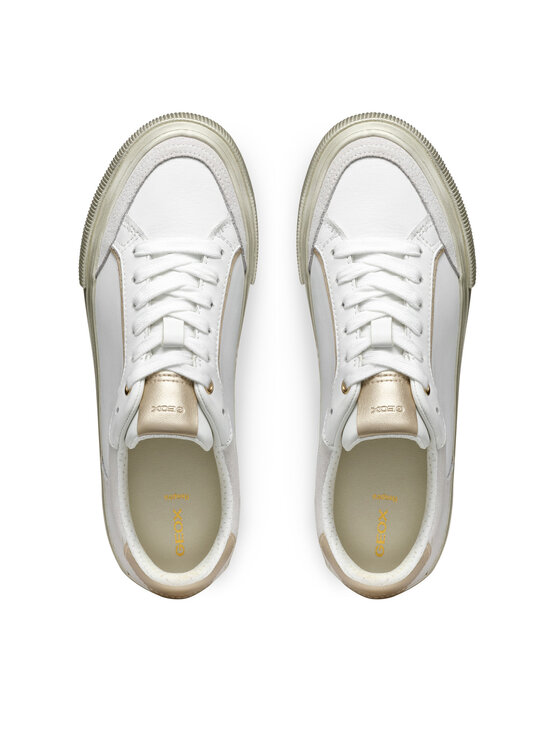 Geox Sneakersy Geox D Emmeleny D550UC 08554 C1327 Biały