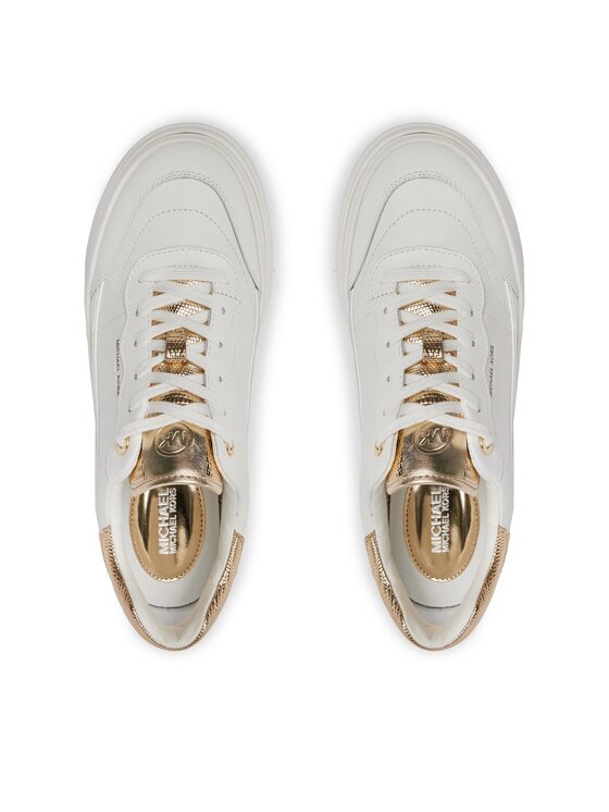 MICHAEL Michael Kors Снікерcи MICHAEL Michael Kors Hayes Lace Up 43R4HYFS2L Білий