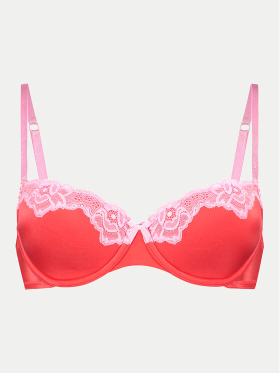 Hunkemöller Hunkemöller Бюстгальтер з підкладкою Lace & Shine 204610 Червоний