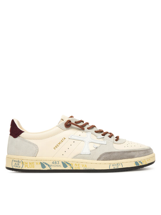 Premiata Сникърси Premiata BSKT CLAY VAR 7616 Бял