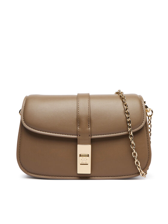 Tommy Hilfiger Geantă Tommy Hilfiger Th Heritage Chain Crossover AW0AW19319 Bej
