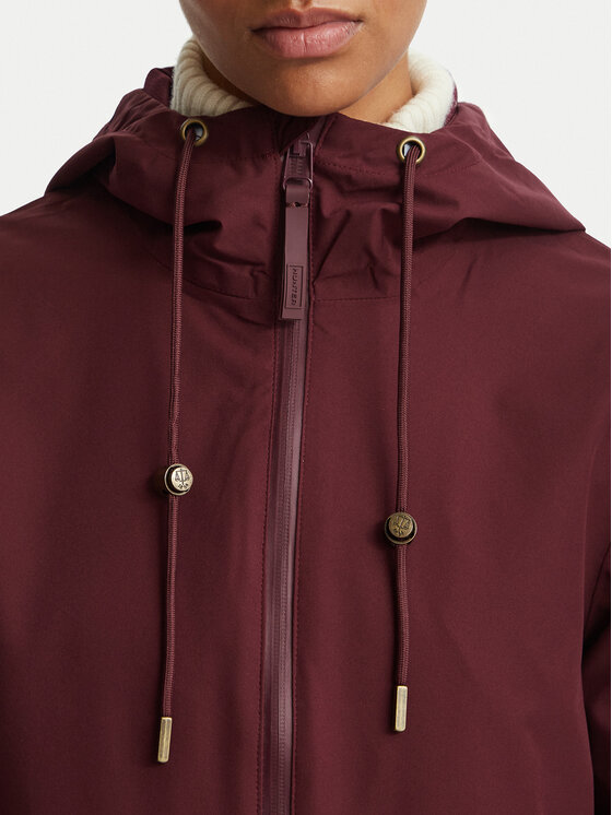 Hunter Hunter Esőkabát HARW0004261 Bordó Regular Fit