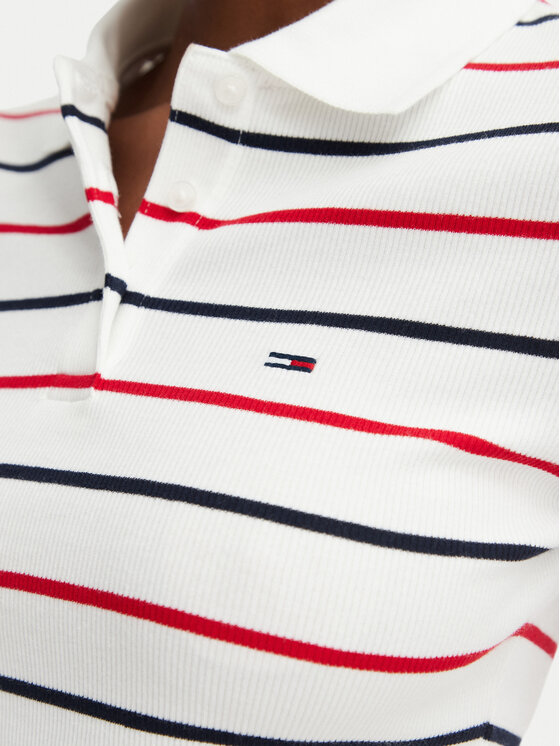 Tommy Jeans Tommy Jeans Polo DW0DW22327 Blanco Slim Fit