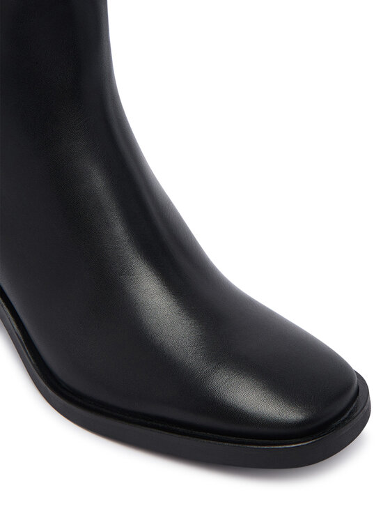 Calvin Klein Μποτάκια Calvin Klein Block Heel Ank Boot Lth Hdw HW0HW03171 Μαύρο
