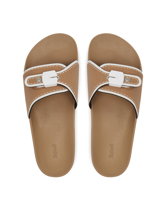 Scholl Šľapky Scholl Pescura Moon F31184 Béžová