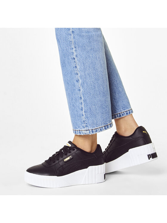 Puma Sneakersy Puma Cali Wedge 373438 02 Czarny