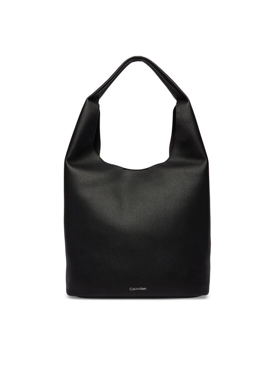 Calvin Klein Rankinė Calvin Klein Slouchy Pebble Medium Bag LV04F3596G Juoda