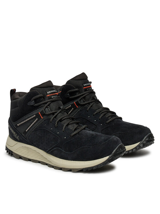 Merrell Черевики туристичні Merrell Wildwood Mid Ltr Wp J068027 Чорний