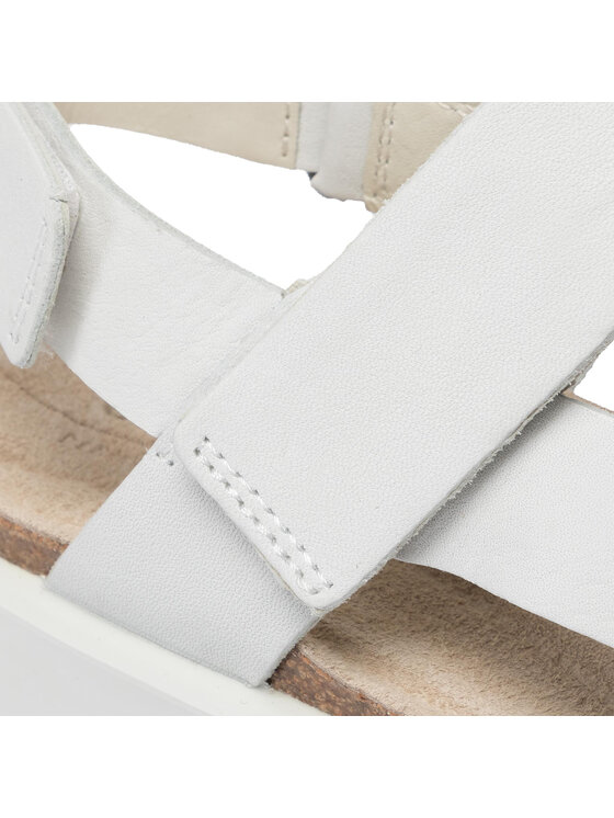 ECCO Sandały ECCO Corksphere Sandal 27181301007 Biały