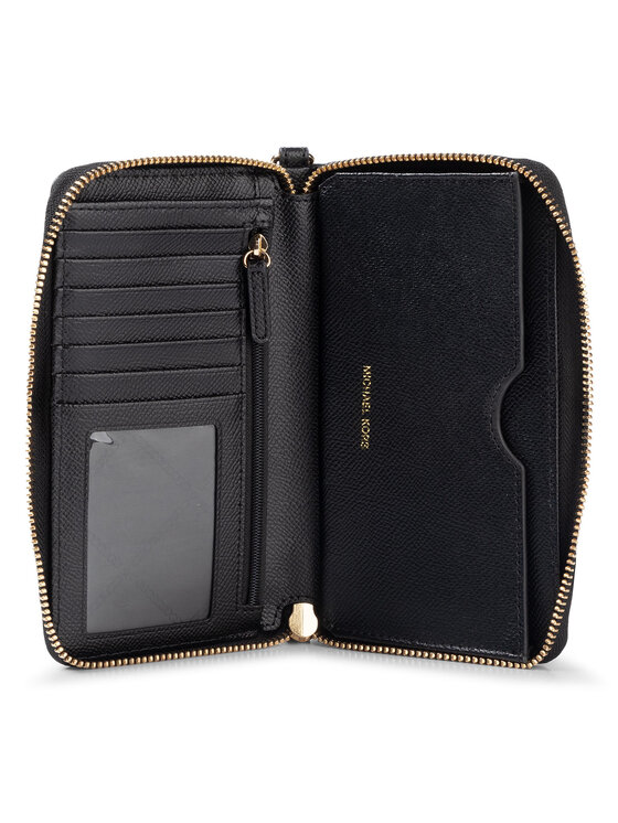 MICHAEL Michael Kors Portofel MICHAEL Michael Kors Jet Set 34F9GTVE9L Negru