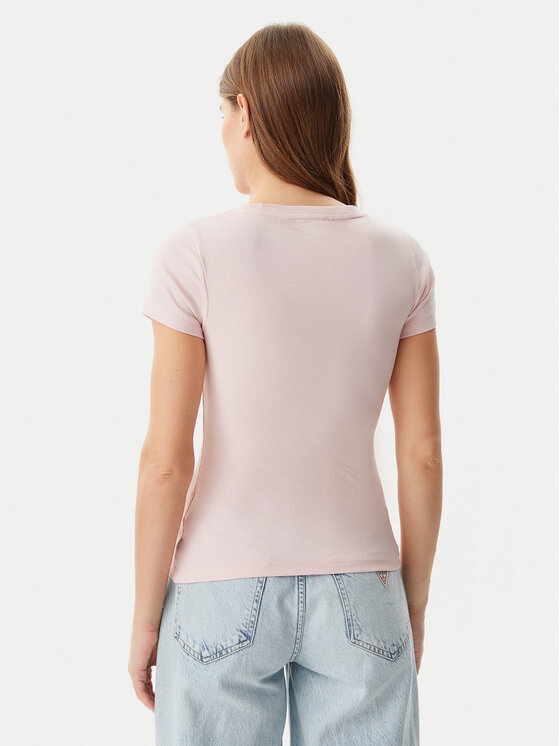 Guess Guess Футболка W5GP62 KA0H1 Рожевий Regular Fit