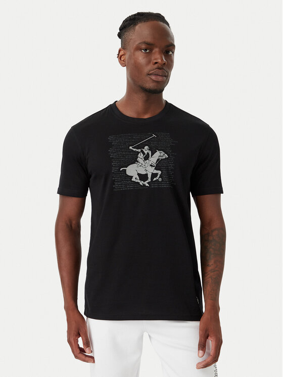 Beverly Hills Polo Club Beverly Hills Polo Club Футболка M1623-HR Чорний Regular Fit