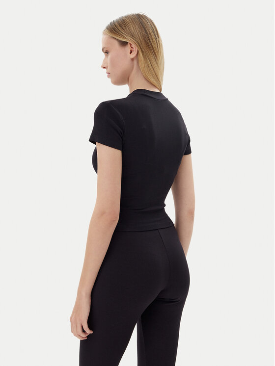 Guess Guess Футболка O5GP04 KCDA2 Чорний Slim Fit