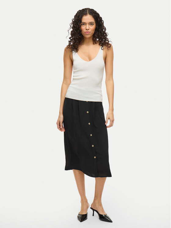 Vila Vila Топ Wennie 14104135 Білий Regular Fit