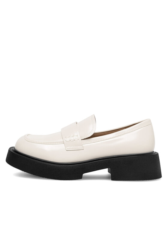 Badura Loafersy Badura WFA2588-1Z Biały