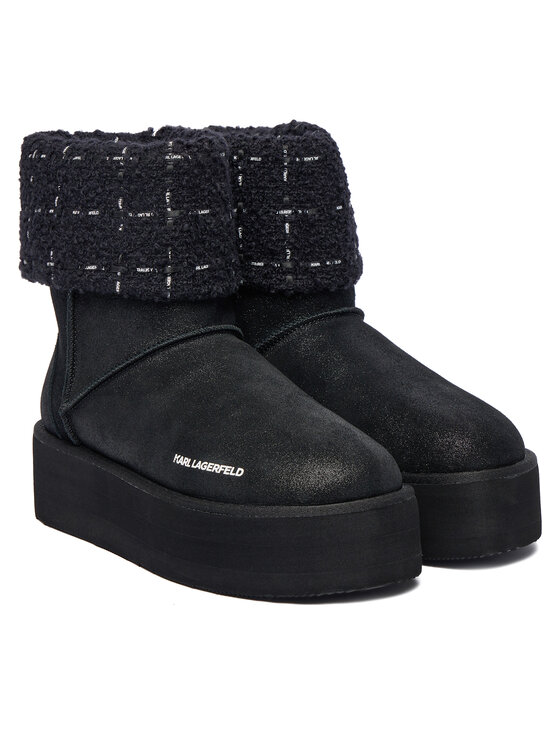 KARL LAGERFELD Sněhule KARL LAGERFELD Thermo KL48552 Černá