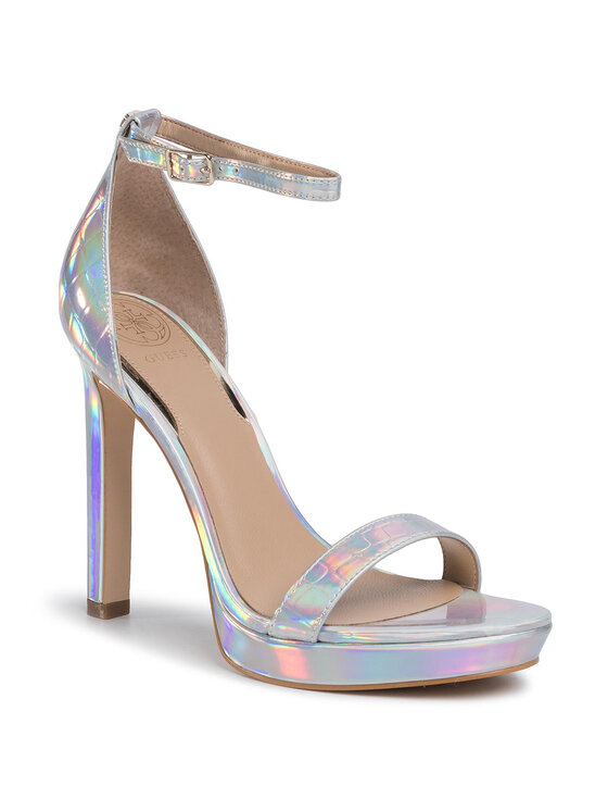 Guess Босоніжки Guess Eira2 FL6EI2 PEL03 Срібний