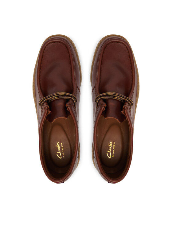 Clarks Туфлі Clarks Cleyhill Seam 26186417 Коричневий