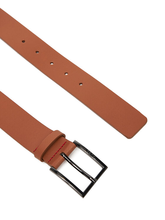 HUGO Pánský pásek HUGO 50496596 Hnědá