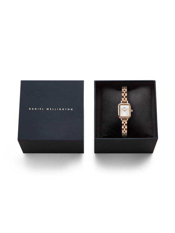 Daniel Wellington Pulkstenis Daniel Wellington Quadro Mini Arch DW00100847 Zelta