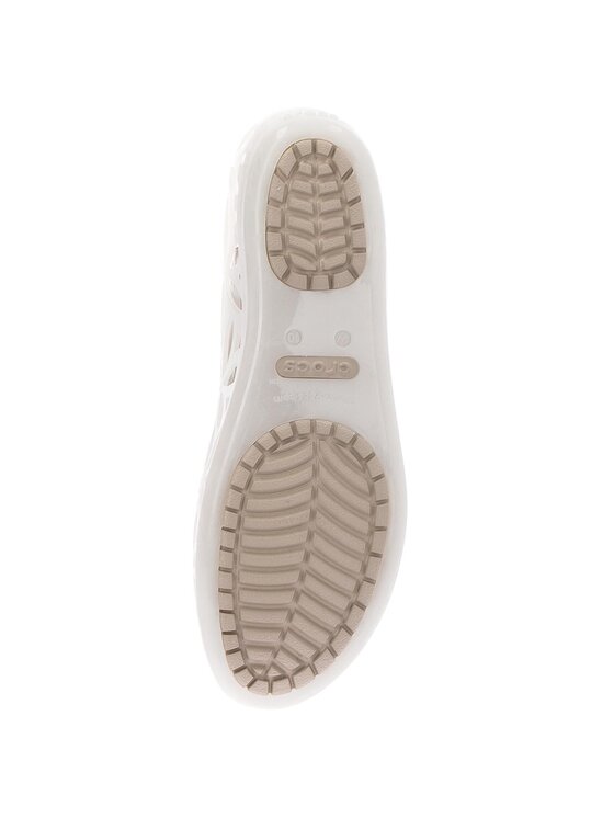 Crocs Félcipő Crocs Isabella Jelly II Flat W 204941 Fehér
