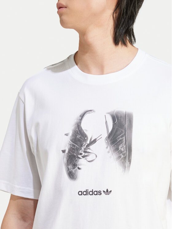 adidas adidas Футболка Supply Street IY3430 Білий Regular Fit