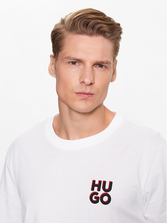 HUGO HUGO Комплект футболок 50492550 Білий Regular Fit