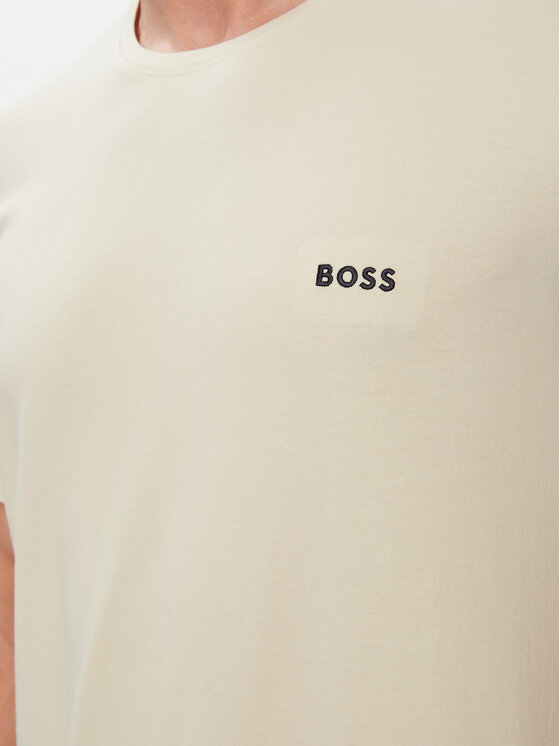 BOSS BOSS Camiseta Mix&Match 50515312 Crema Regular Fit
