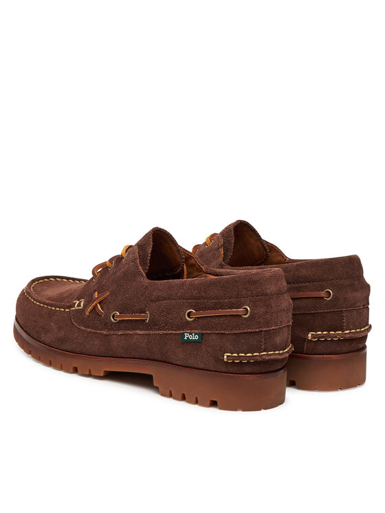 Polo Ralph Lauren Mokasíny Polo Ralph Lauren Ranger Deck 812974979003 Hnědá