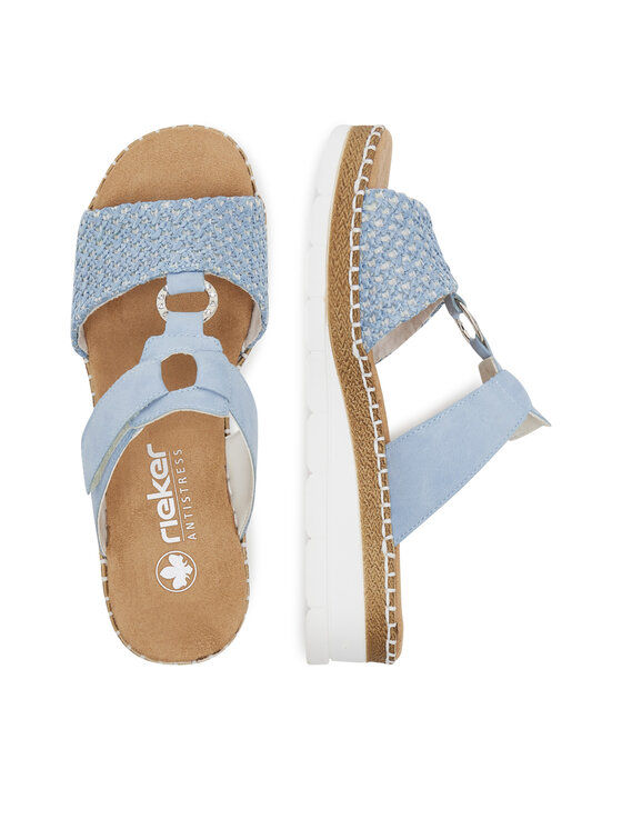 Rieker Nazouváky Rieker V1243-10 Modrá