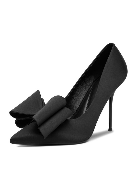 Eva Minge Pantofi cu toc subțire Eva Minge EO-EMI-25P142 Negru