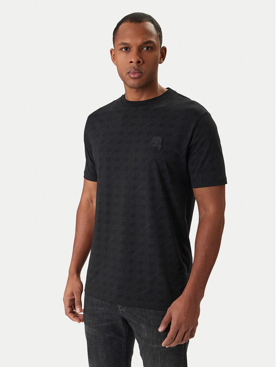 KARL LAGERFELD KARL LAGERFELD Camiseta 755077 561251 Negro Regular Fit