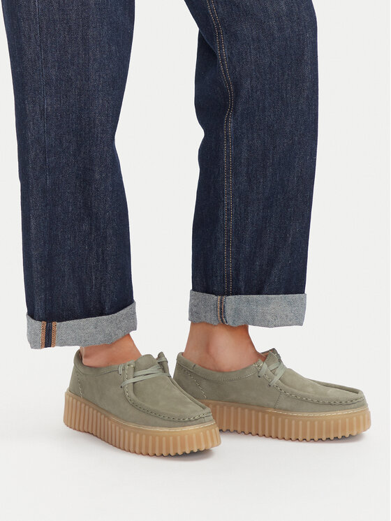 Clarks Pantofi Clarks Torhill Bee 26181190 Verde