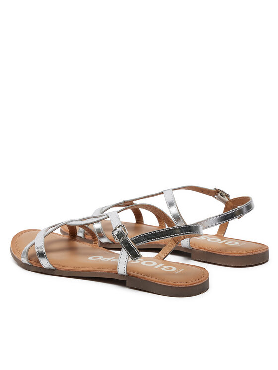 Gioseppo Sandali Gioseppo Lamim 69113-P Srebrna