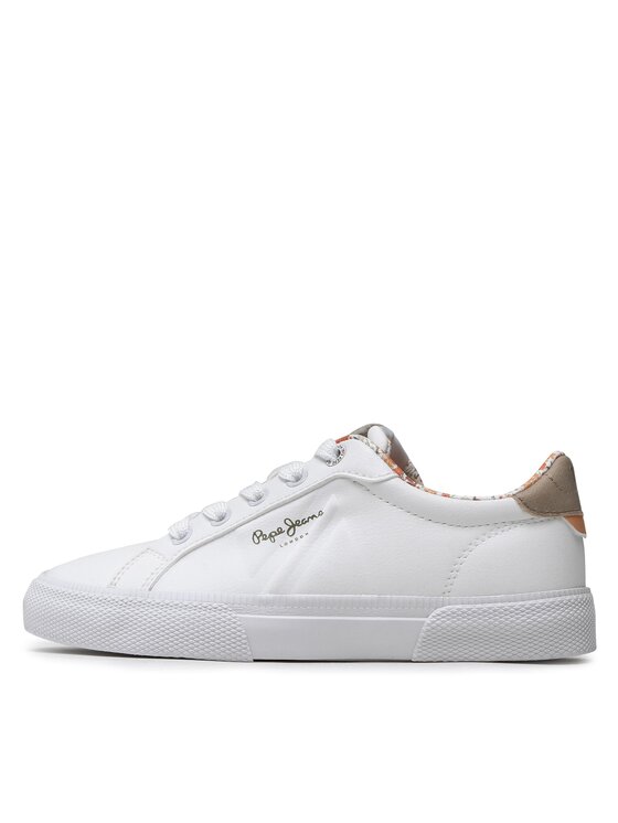 Pepe Jeans Снікерcи Pepe Jeans Kenton Flag G PGS30568 Білий