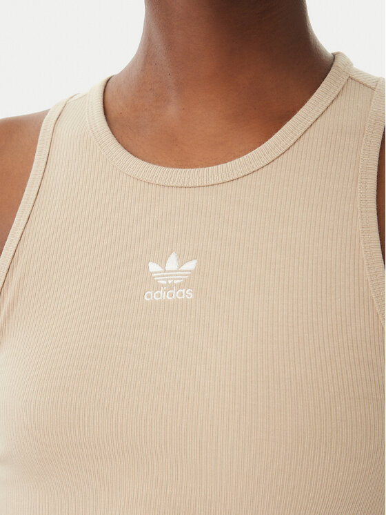 adidas adidas Top Essentials KD3822 Beis Slim Fit