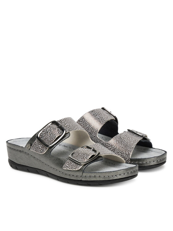Scholl Шльопанці Scholl Aberdeen MF32087 Сірий