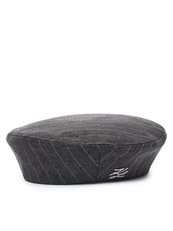 KARL LAGERFELD Baretka KARL LAGERFELD B3W33025 Tmavosivá