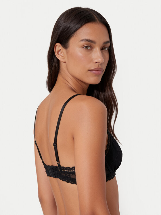 HUGO HUGO Bralette Lacy Triangle P 50566790 Negro
