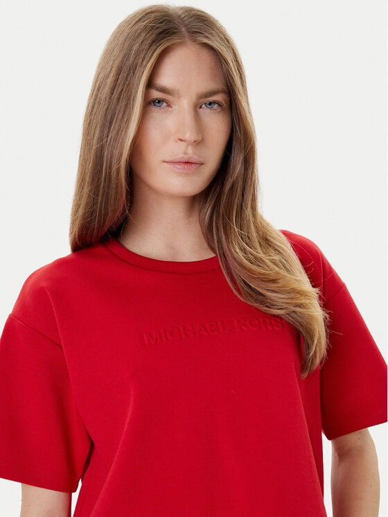 MICHAEL Michael Kors MICHAEL Michael Kors Футболка MT551T65MF Червоний Relaxed Fit