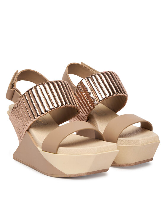 United Nude Босоніжки United Nude Delta Wedge Puffier 10988971188 Бежевий