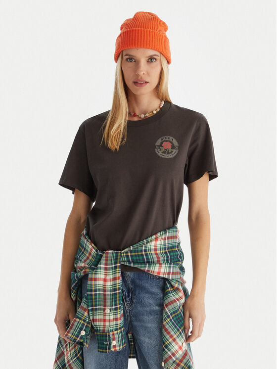 RVCA RVCA Majica EVJZT00166 Črna Regular Fit