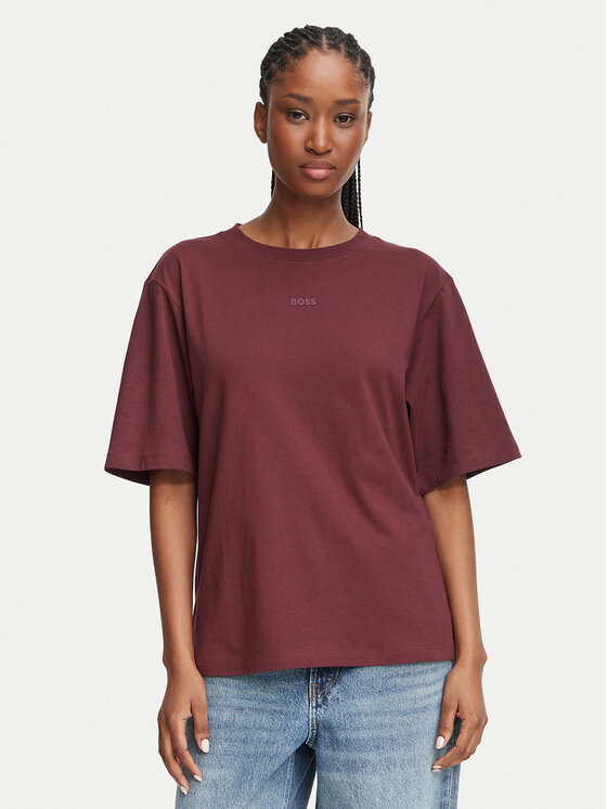 BOSS BOSS Camiseta Enis 50523256 Rojo Regular Fit
