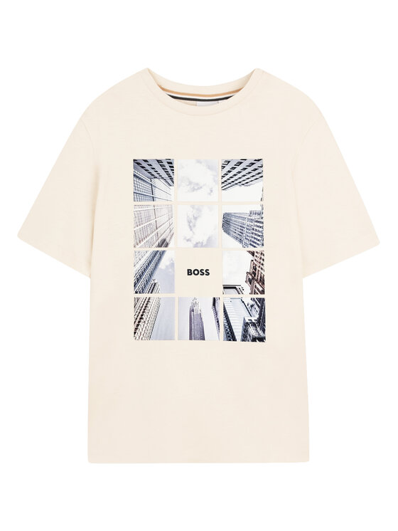 BOSS BOSS Camiseta J52988 S Beis Regular Fit