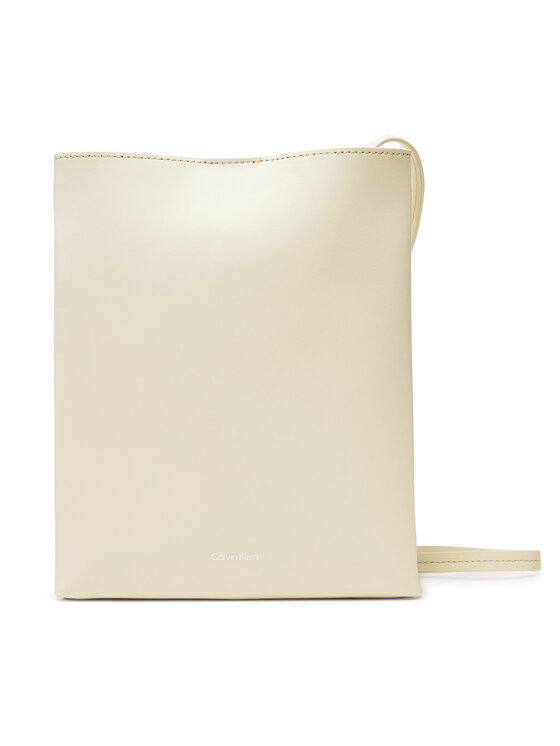 Calvin Klein Geantă Calvin Klein Line Ns Crossbody Lth Bag LV04F3005G Alb